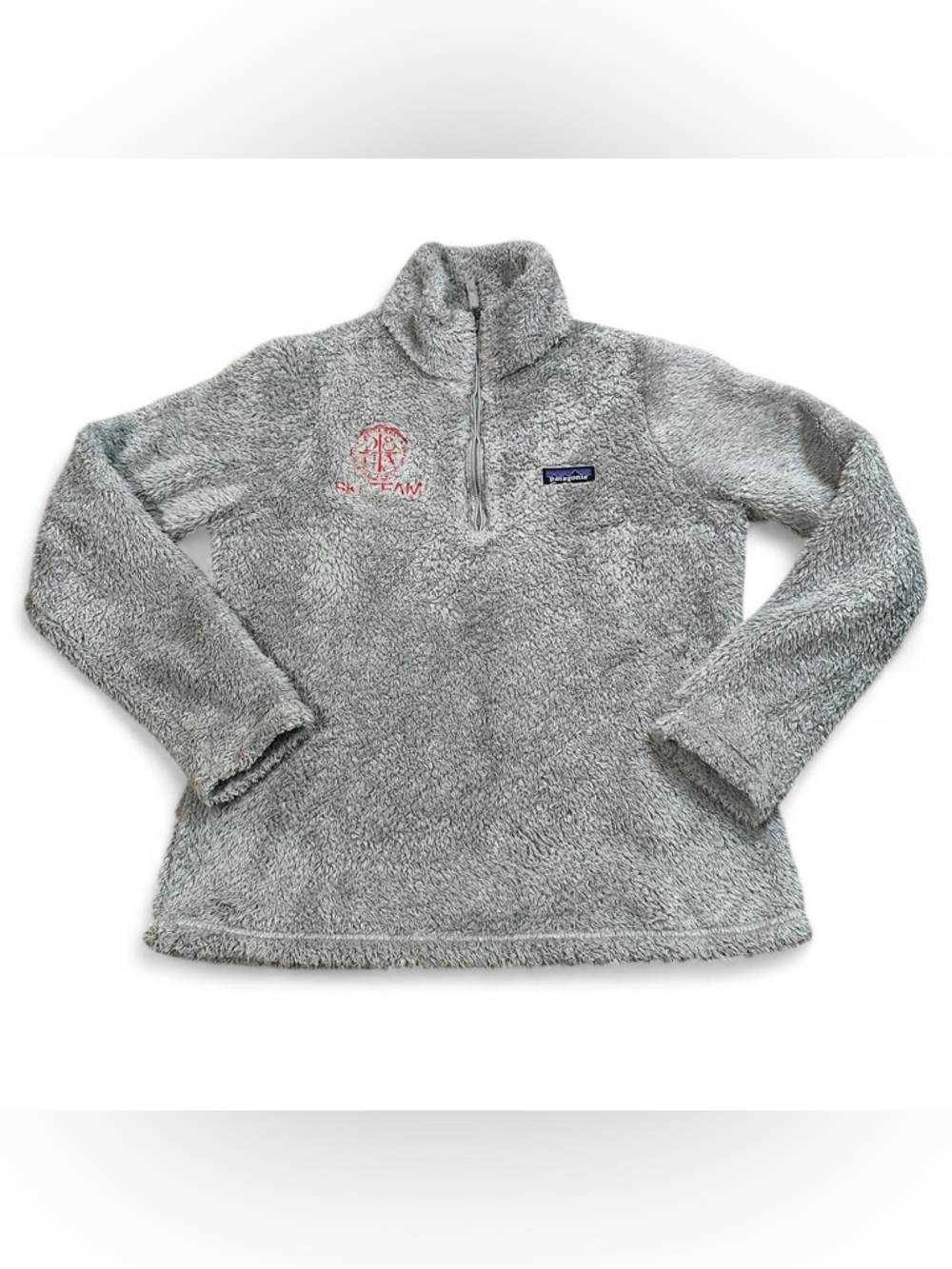 Patagonia‎ Women’s Gray Los Gatos Heavy Pile 1/4 Zip Fleece Jacket Size Small